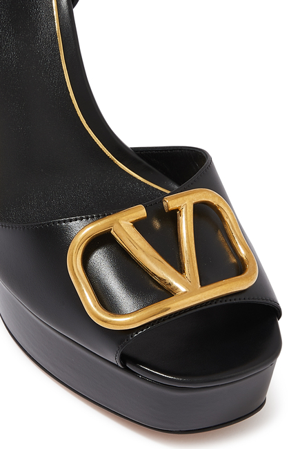 Valentino Garavani VLogo Signature Platform Sandals