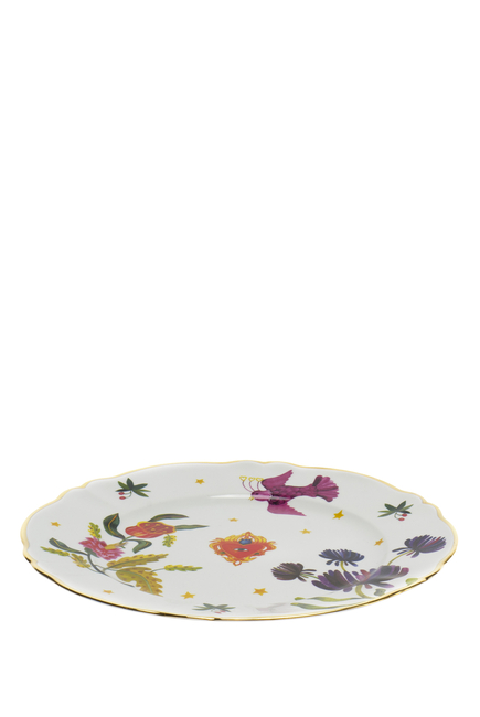 Floral Round Platter