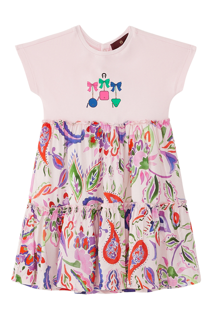 Kids Paisley Logo Dress