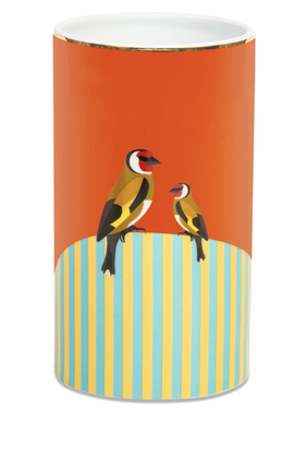 Sarb European Goldfinch Vase