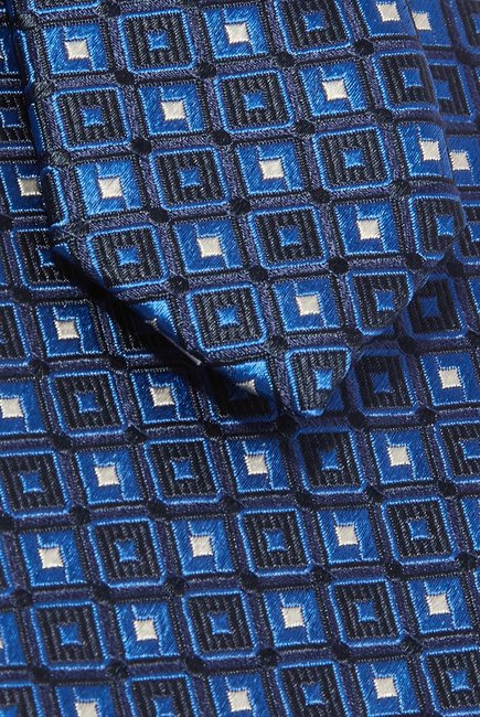 Silk Geometric Tie