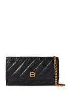 Quilted Crush Chain Wallet