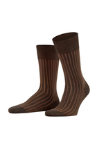 Shadow Ribbed Cotton Socks