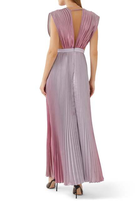 Gala Pleated Gown