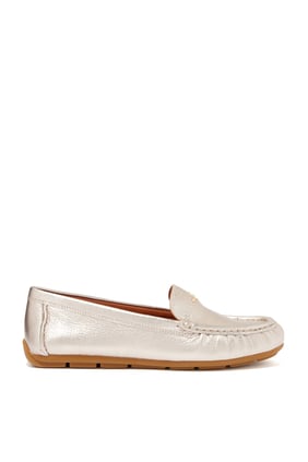 Marley Metallic Leather Loafers