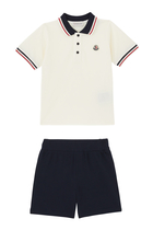 Kids Polo Shirt & Shorts Set