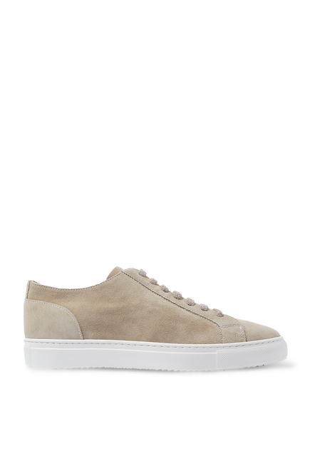 Doucals Suede Lace-Up Sneakers