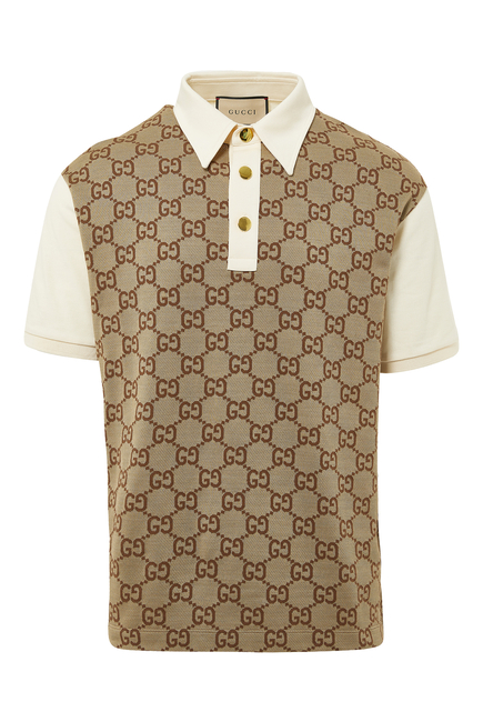 Macro GG Jacquard Polo Shirt