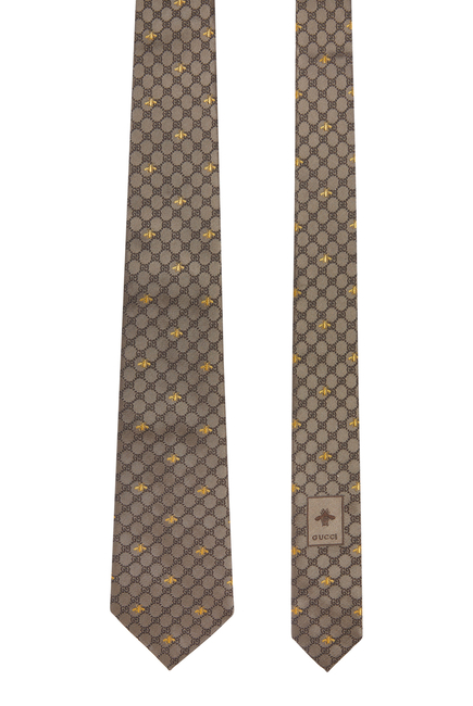 GG Bees Silk Tie