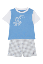 Kids Graphic-Print T-Shirt & Shorts Set