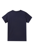 Kids Logo Print Cotton Jersey T-Shirt