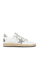 Ball Star Nappa Upper And Spur Glitter Star And Heel Sneakers