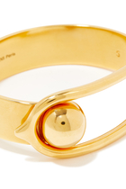 Boucle Large Bracelet, 24K Gold-Plated Brass