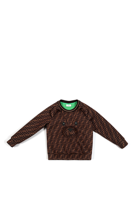 Neoprene Junior Sweatshirt With Teddy Bear