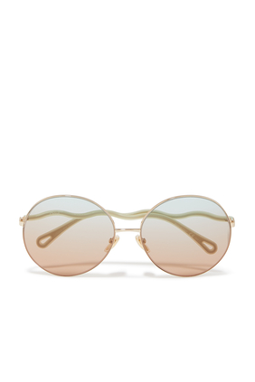 Oval Gradient Sunglasses