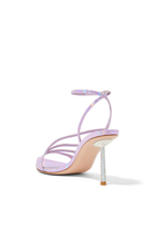 Bella 80 Strappy Crystal Heel Sandals