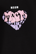 Heart Logo Print Dress