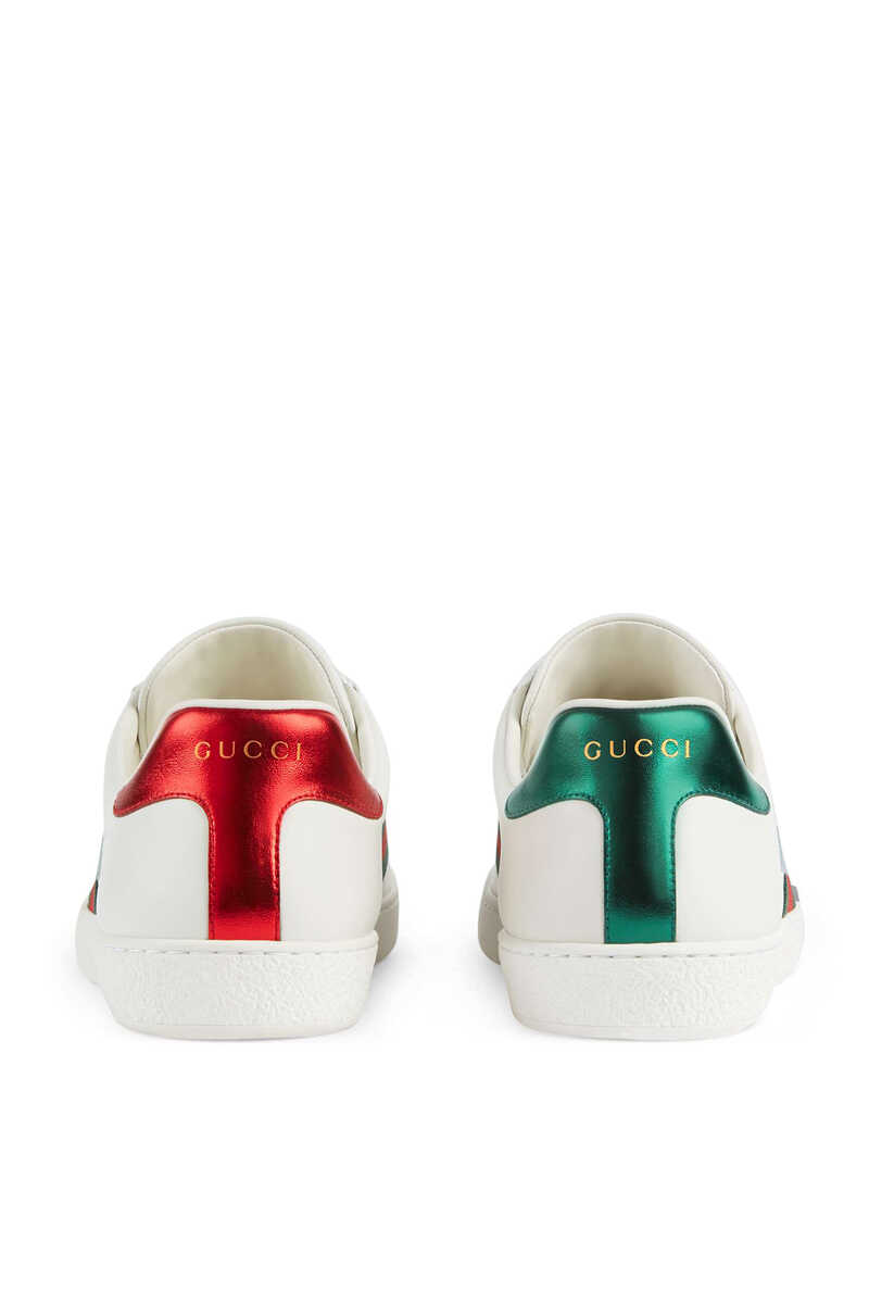 Buy White Gucci Ace Gucci Band Sneakers - Mens for AED 2700.00 Sneakers | Bloomingdale&#39;s UAE