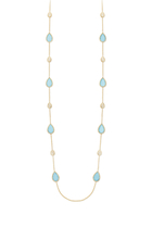Serpent Bohème Turquoise And Diamond Motif Necklace