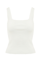 Ribbed Square Neck Camisole