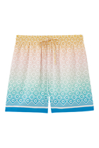 Silk Shorts with Drawstrings