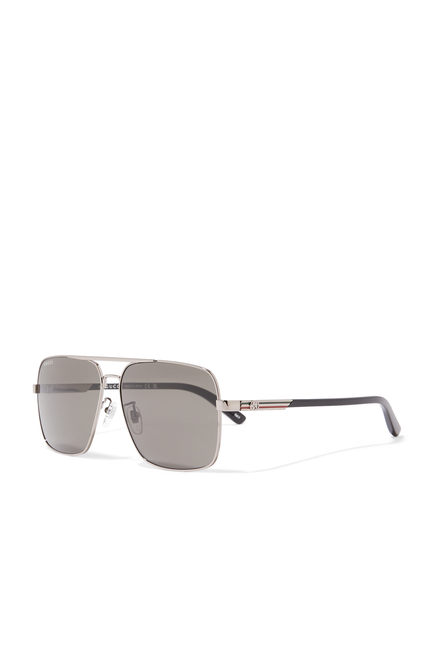 Navigator Metal Frame Sunglasses