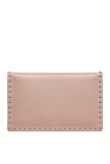 Rockstud Calfskin Pouch