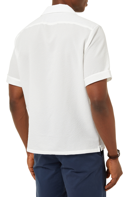 Short-sleeve Fitted Shirt