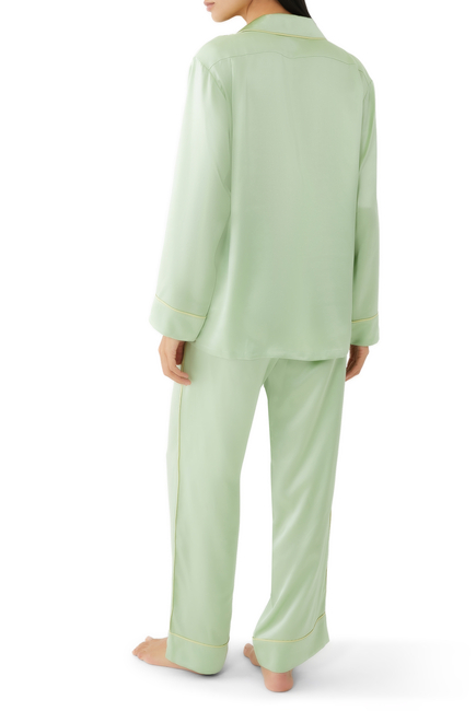 Yves Silk Satin Pajamas