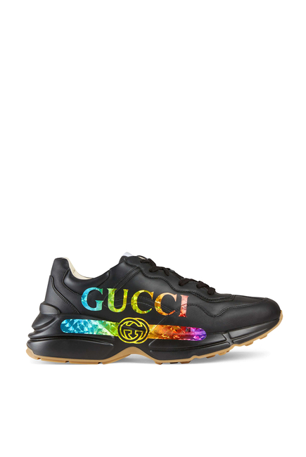 Rhyton Gucci Logo Sneakers