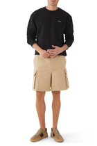 Toile Iconographe Heavy Cotton Cargo Bermuda Shorts