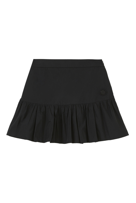 Peplum Hem Mini Skirt