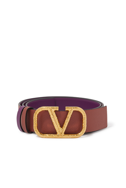 Valentino Garavani VLogo Signature Reversible Buckle Belt