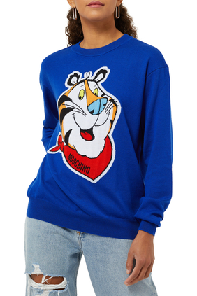 x Kellogg's Tony the Tiger Graphic Crewneck Sweater