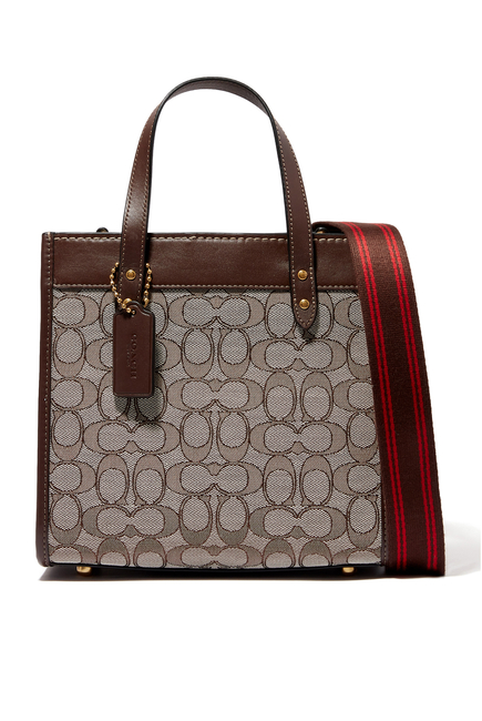 Buy Coach Field Tote 22 In Signature Jacquard for Womens | Bloomingdale ...