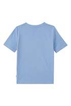 JB T-shirt SS w Logo:Blue:8Y