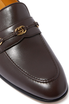 Interlocking GG Leather Loafers