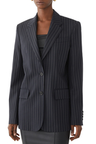 Pinstripe Oversized Blazer