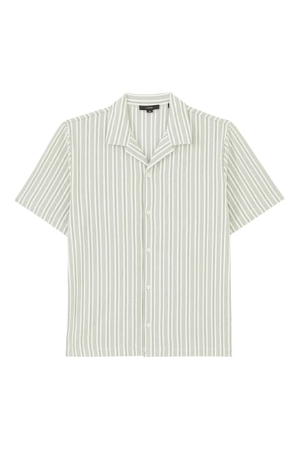 Cabana Stripe Short-Sleeve Button Down Shirt