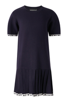 Kids Logo Pleated Dress