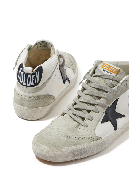 Mid Star Leather Sneakers