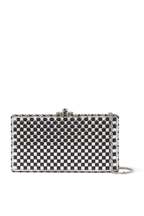 Judith Leiber Bow Just For You Crystal-embellished Clutch Bag in Red