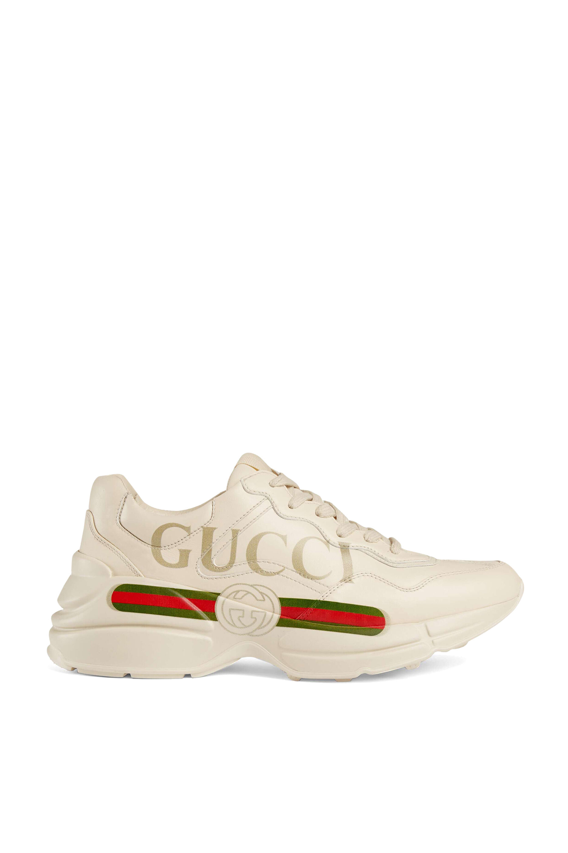 Buy Gucci Rhyton Logo Leather Sneakers 