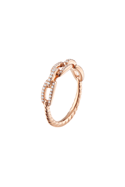 Stax Chain Link Diamond Ring