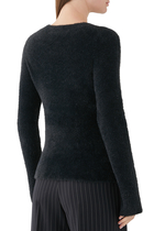 Lurex Eyelash Pullover Sweater