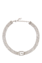Crystal Square G Necklace