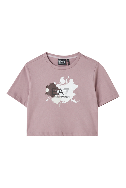 Kids Macro Chest Logo T-Shirt