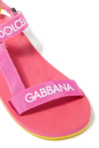 Logo Flat Sandals