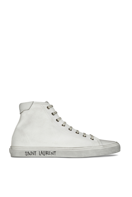 Saint Laurent Malibu High Top Sneakers