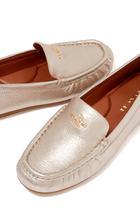 Marley Metallic Leather Loafers